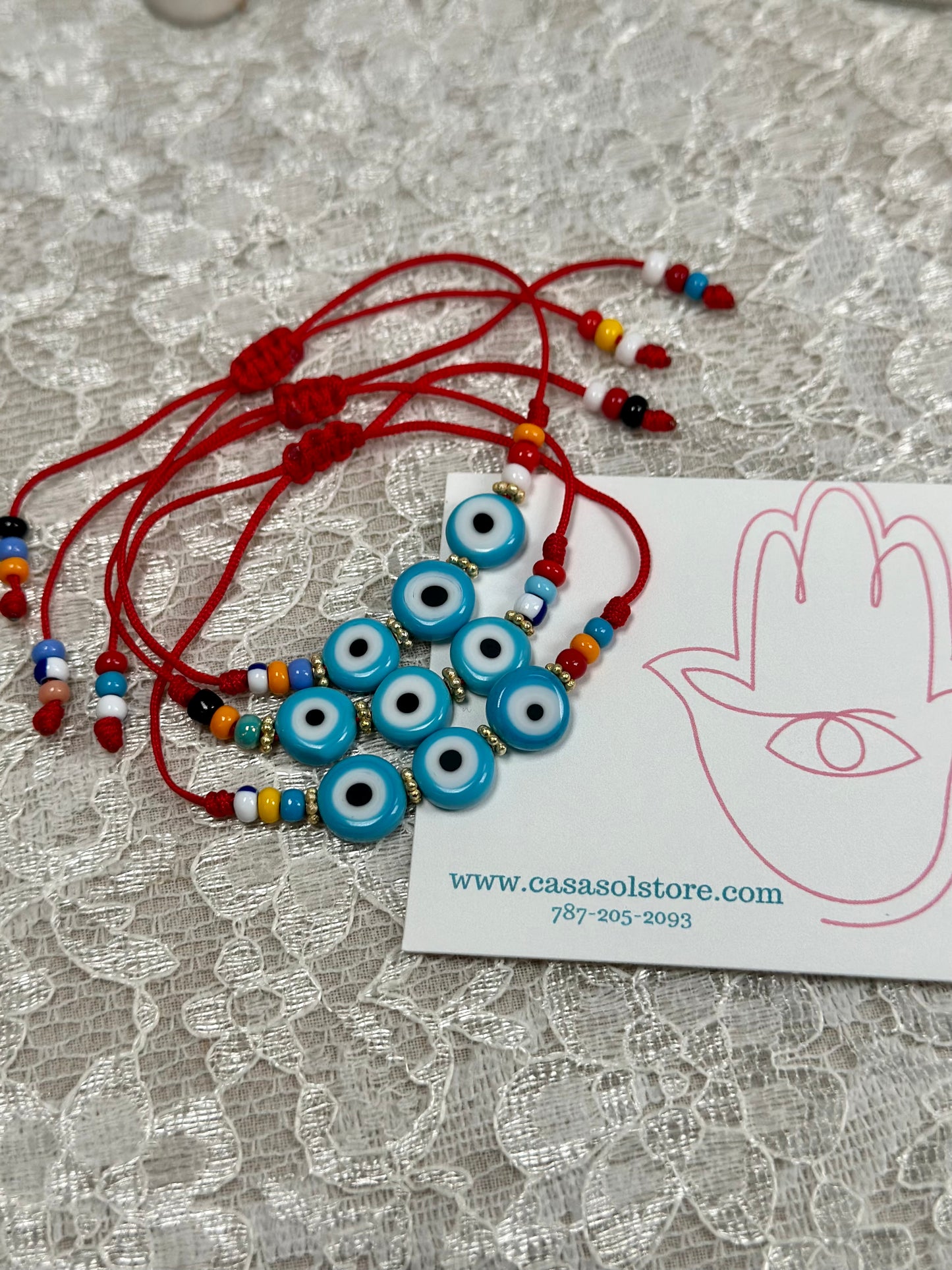 Blue Evil Eye Bracelet