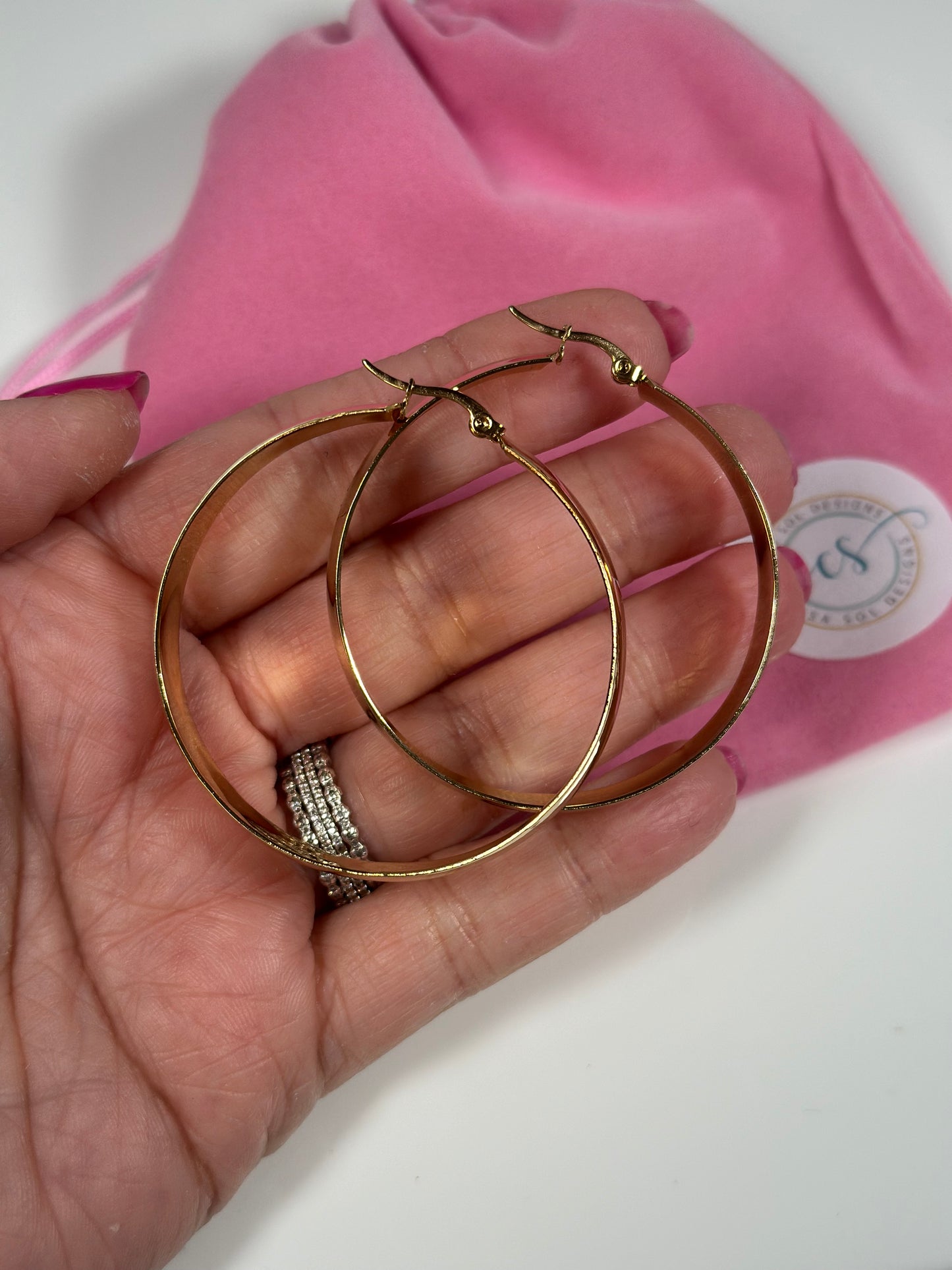 Mariana hoops (Gold)