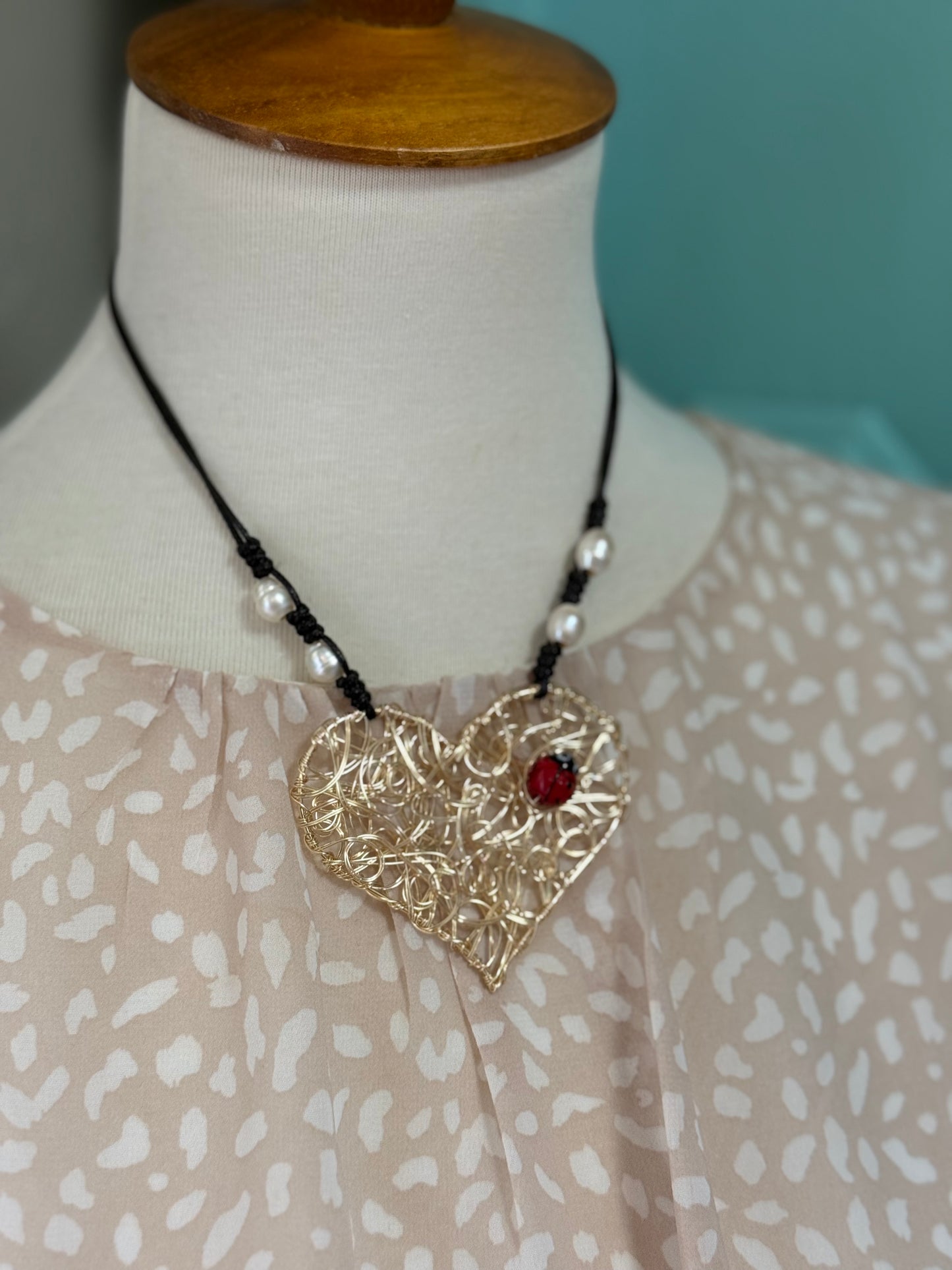 Lady Bug Necklace