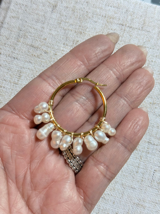 Argollas/Hoops Perla