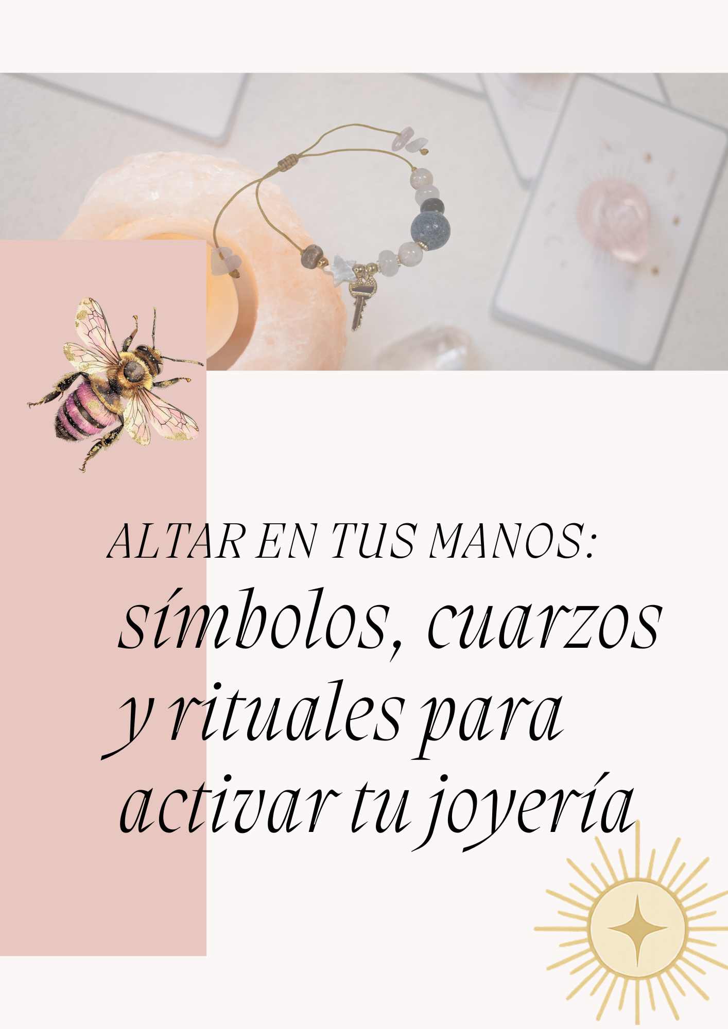 Ebook :Altar en tus manos: símbolos, cuarzos y rituales para activar tu joyería