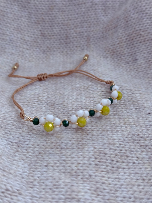 Pulsera Margarita alambrada ajustable de Casa Sol Designs